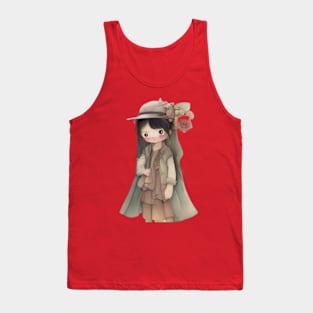 cute girl cartoon Tank Top